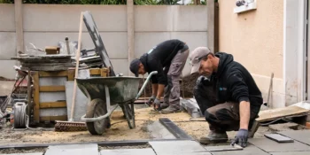 Aménagement extérieur à Angers - Cocault Maçonnerie